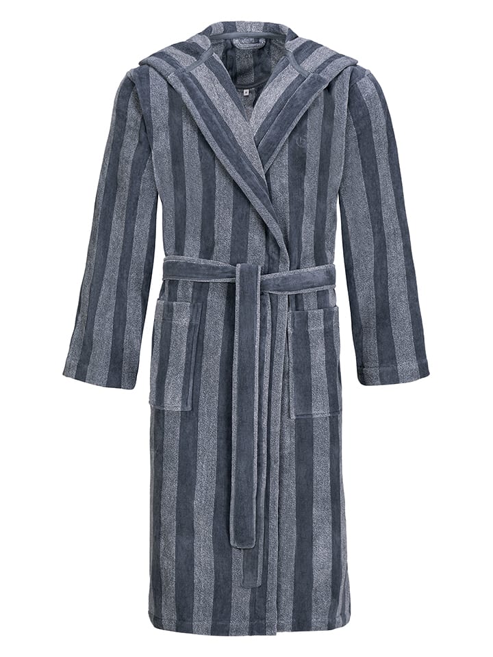 Bugatti Szlafrok "Lucca" w kolorze szarym rozmiar: M