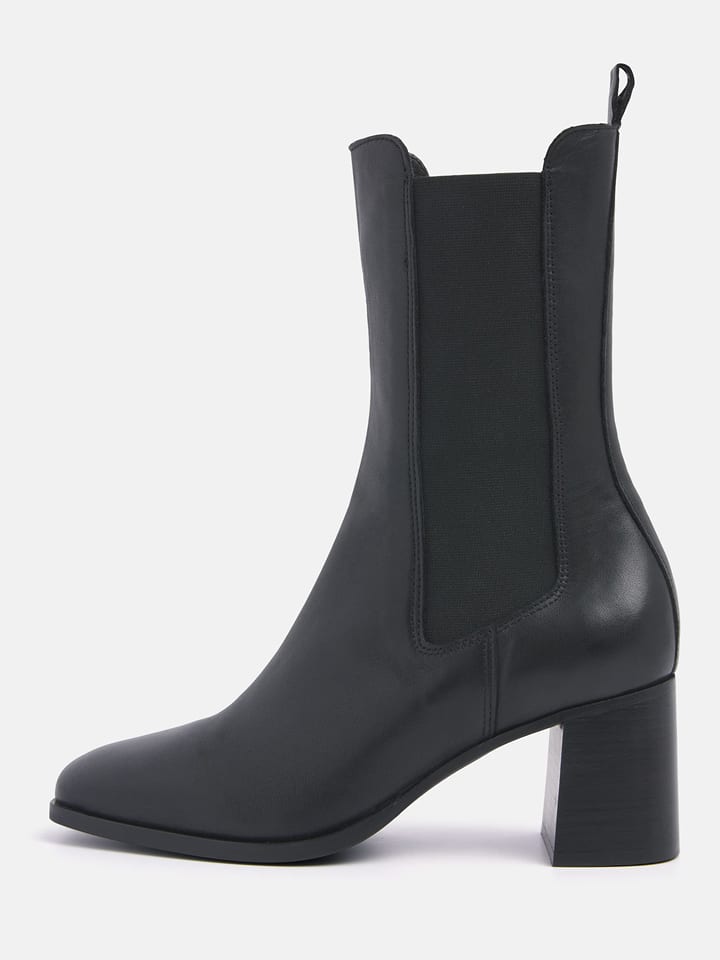 Lazamani Skórzane sztyblety w kolorze czarnym rozmiar: 41