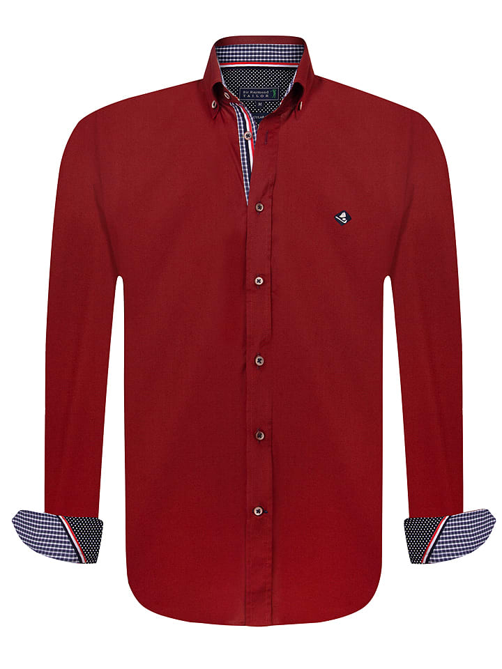 SIR RAYMOND TAILOR Koszula "Josh" - Regular fit - w kolorze czerwonym rozmiar: XXL