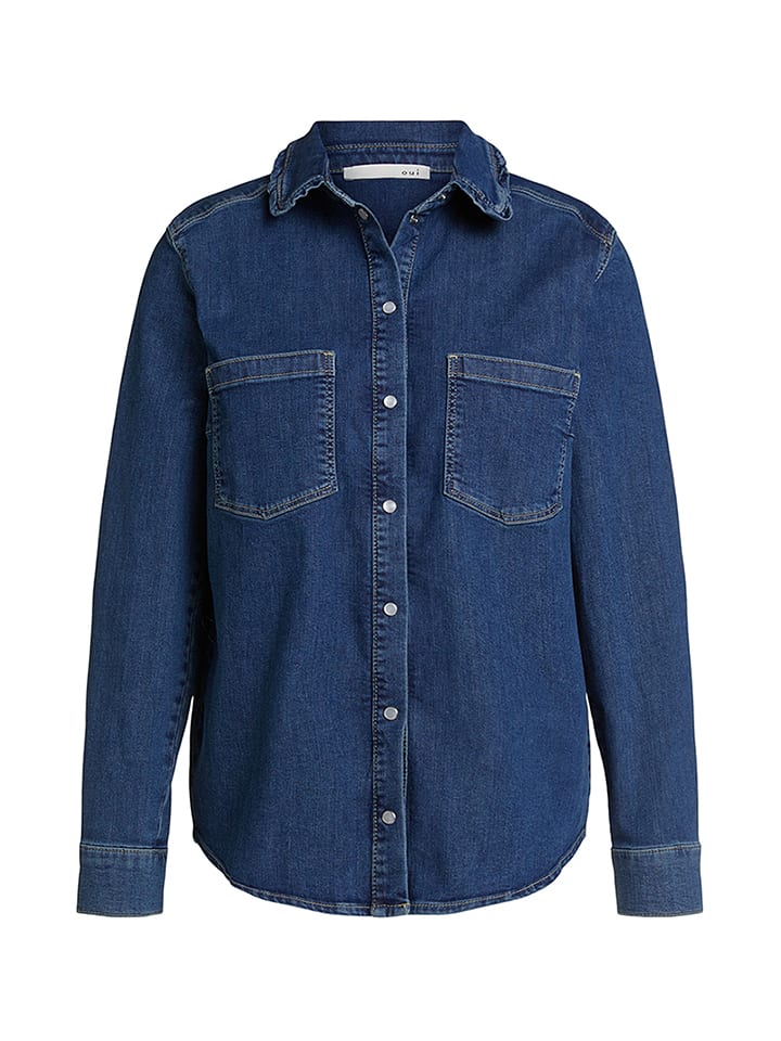Koszula dżinsowa w kolorze granatowym