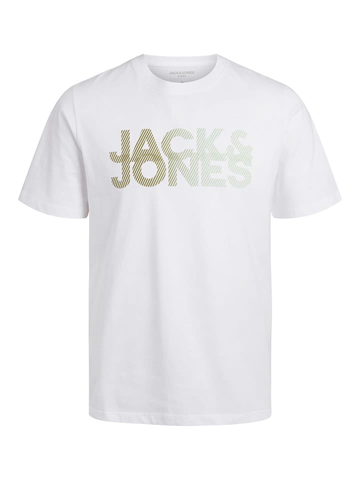 Jack & Jones Koszulka "Shady" w kolorze białym rozmiar: S