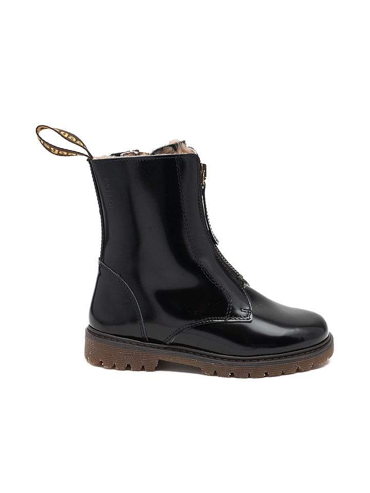 bisgaard Skórzane botki "Nora" w kolorze czarnym rozmiar: 34