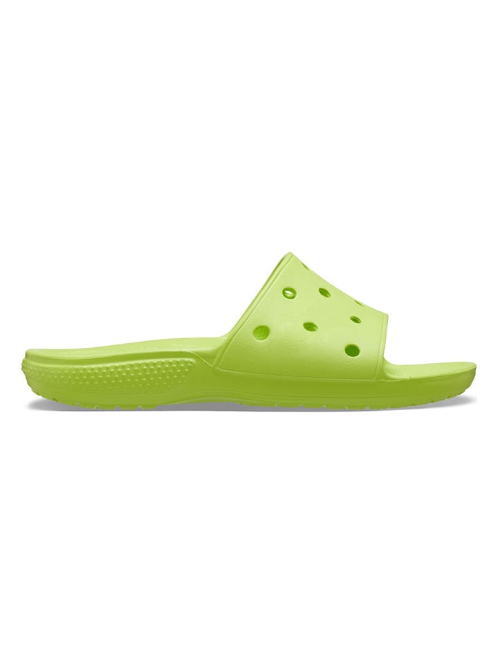 Crocs Klapki "Classic" w kolorze zielonym rozmiar: 36/37