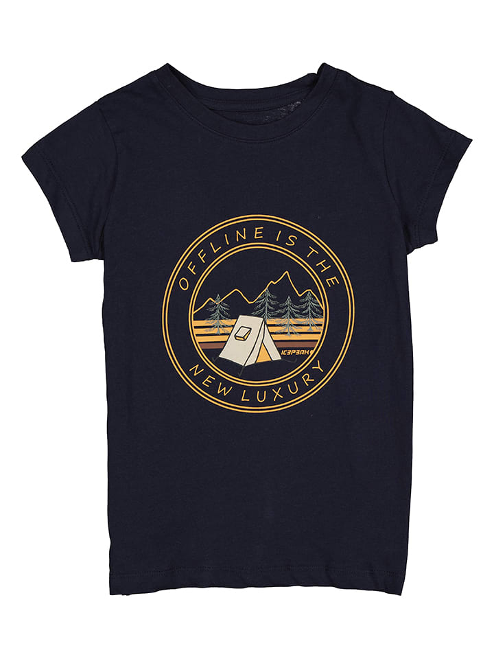 Icepeak Koszulka "Leadore" w kolorze granatowym rozmiar: 128