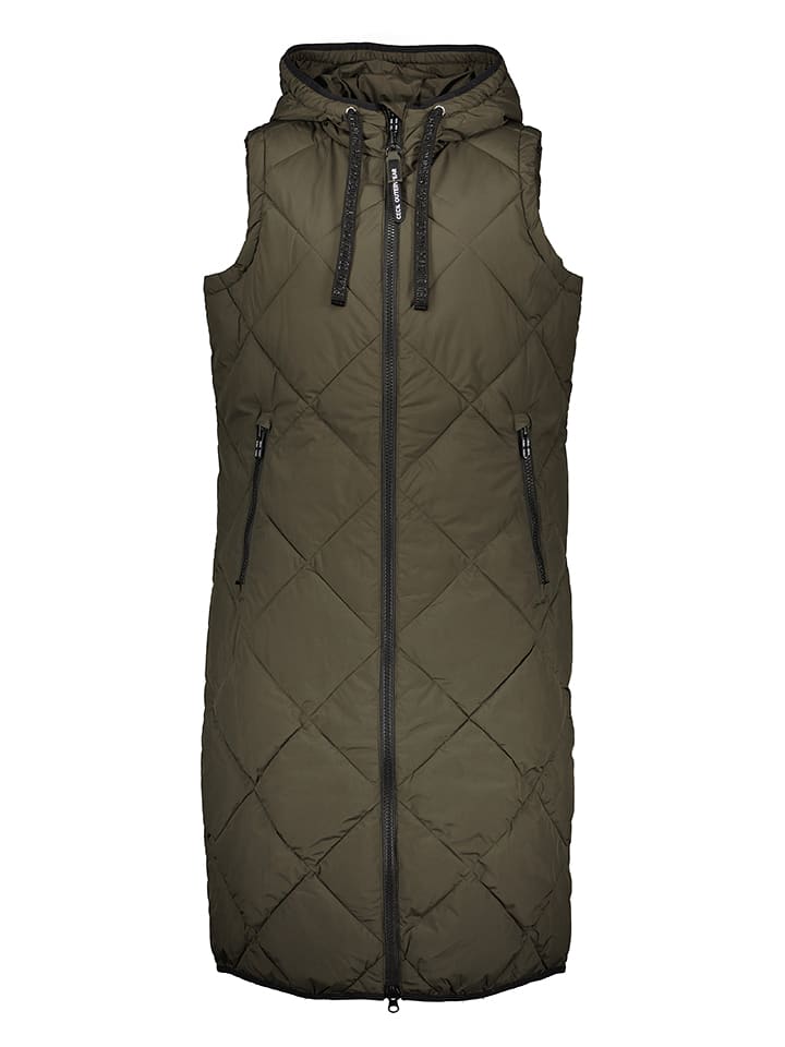 Cecil Kamizelka pikowana w kolorze khaki rozmiar: XXL