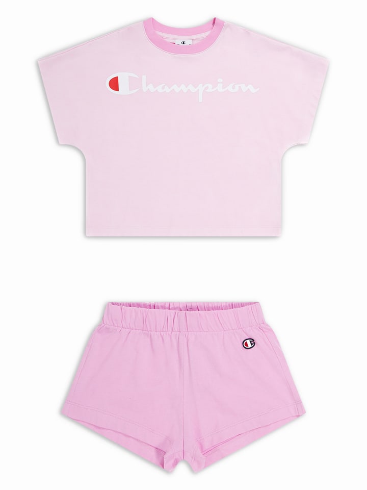 Champion 2-częściowy zestaw w kolorze jasnoróżowym rozmiar: 122/128