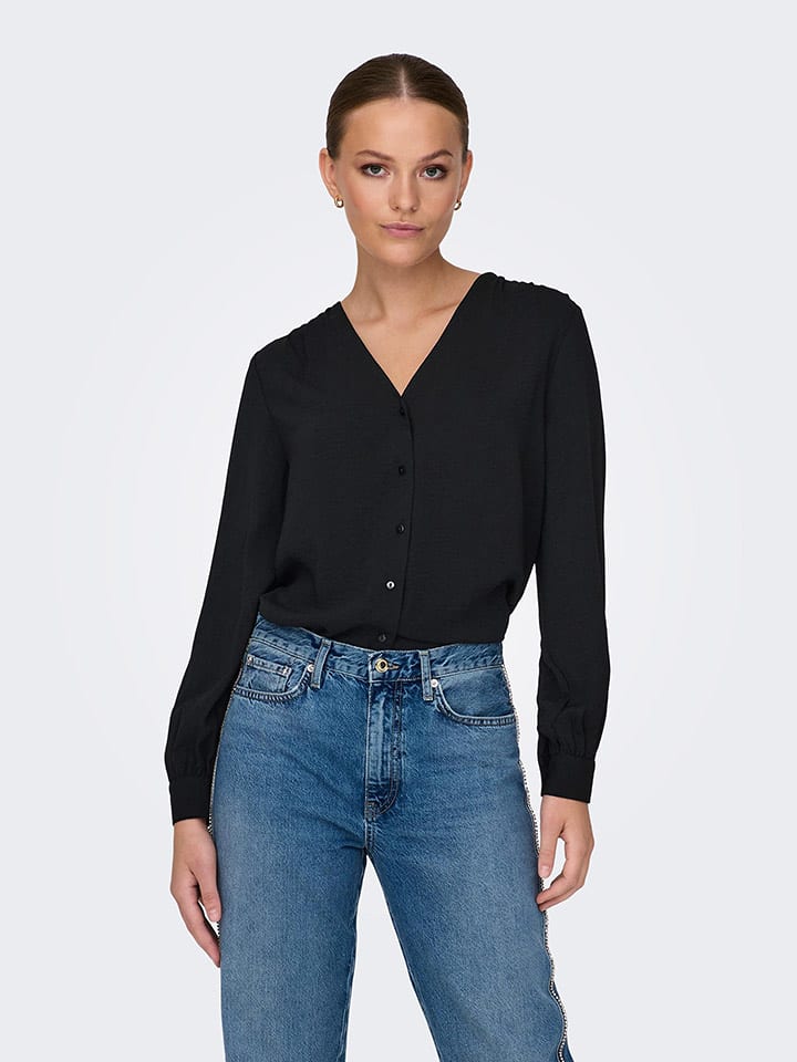 JDY Bluzka w kolorze czarnym rozmiar: XS