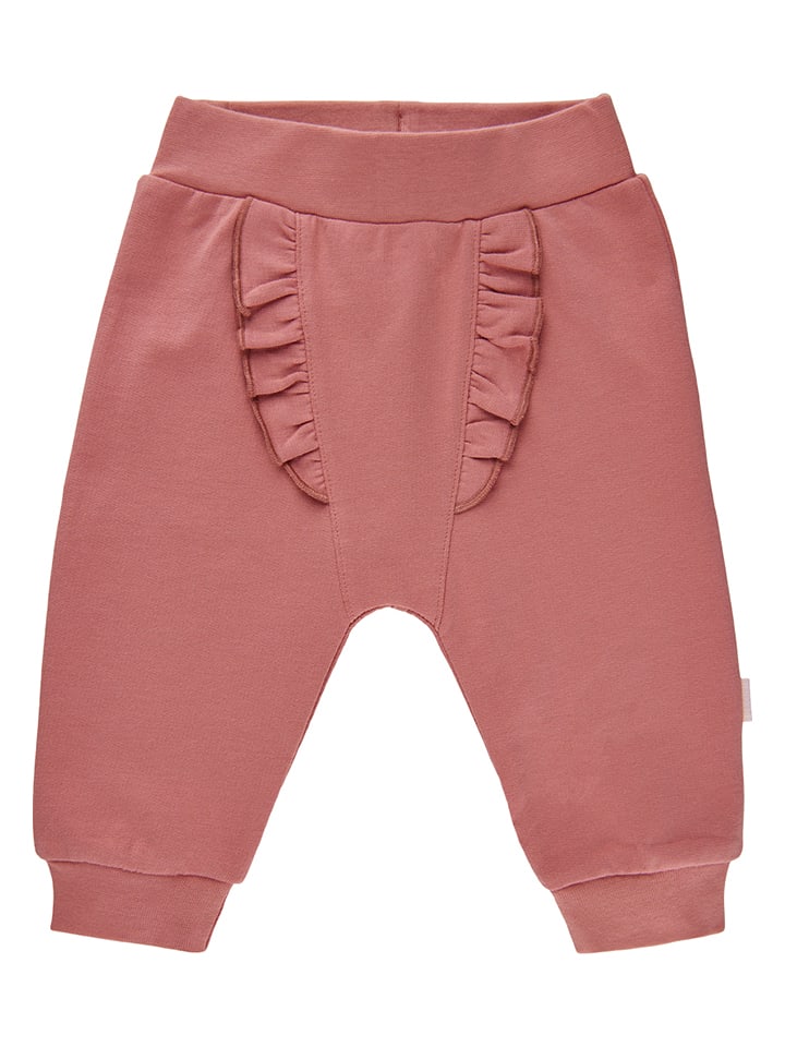 Fixoni Spodnie dresowe w kolorze koralowym rozmiar: 62