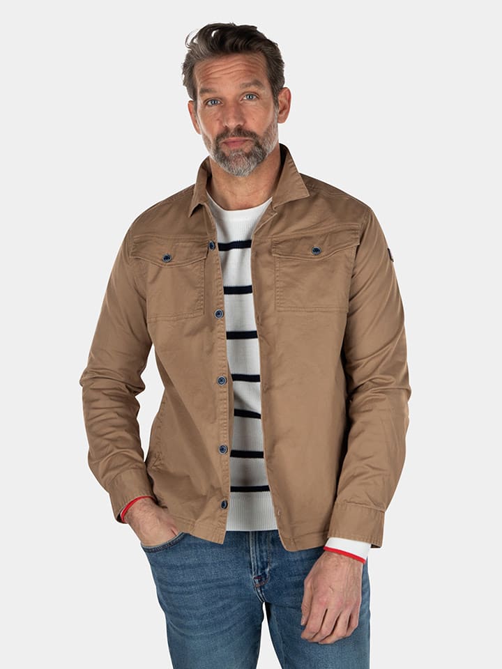 NEW ZEALAND AUCKLAND Kurtka przejściowa "Sumor" w kolorze beżowym rozmiar: XXL