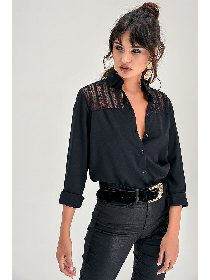 New Laviva Bluzka w kolorze czarnym rozmiar: 36