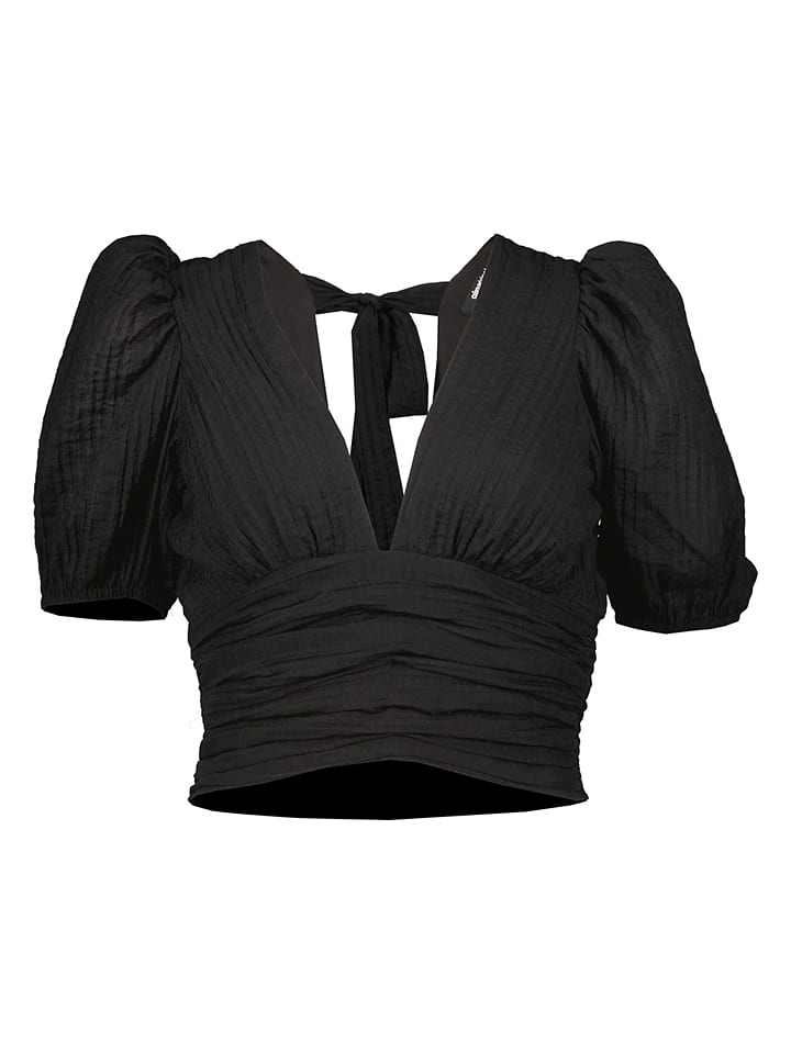 Gina Tricot Bluzka w kolorze czarnym rozmiar: XS