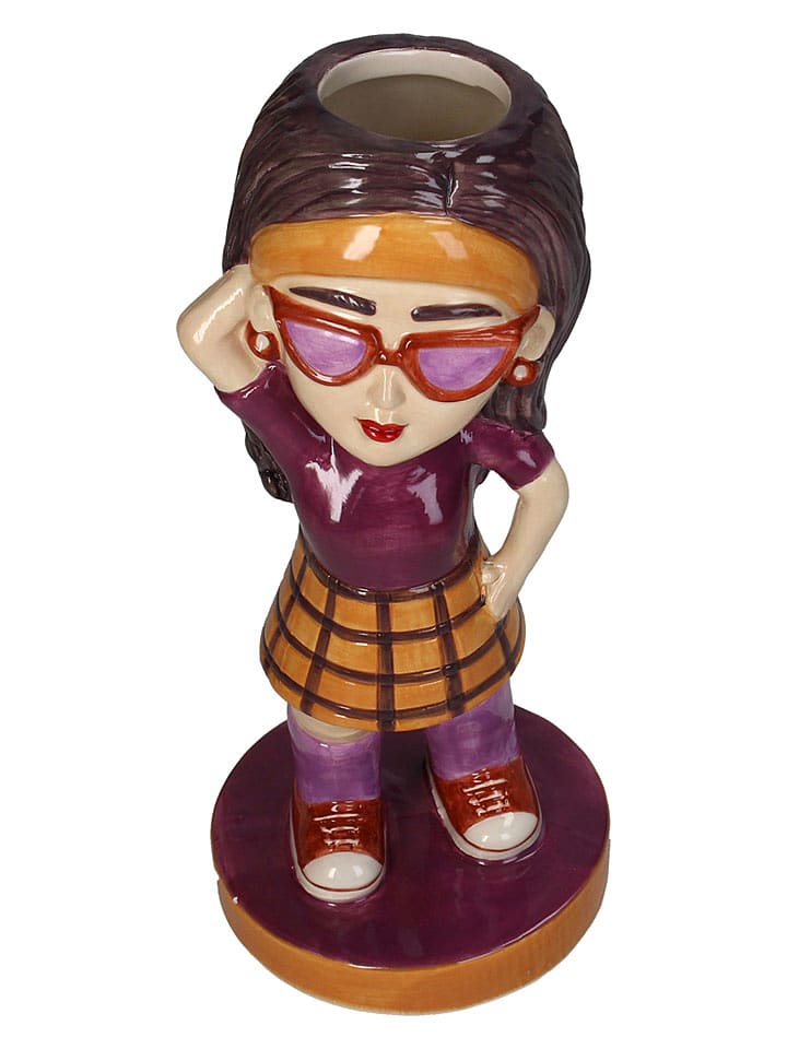 Kersten Wazon "Dancing Queen '90" ze wzorem - wys. 24 x Ø 10,3 cm rozmiar: onesize