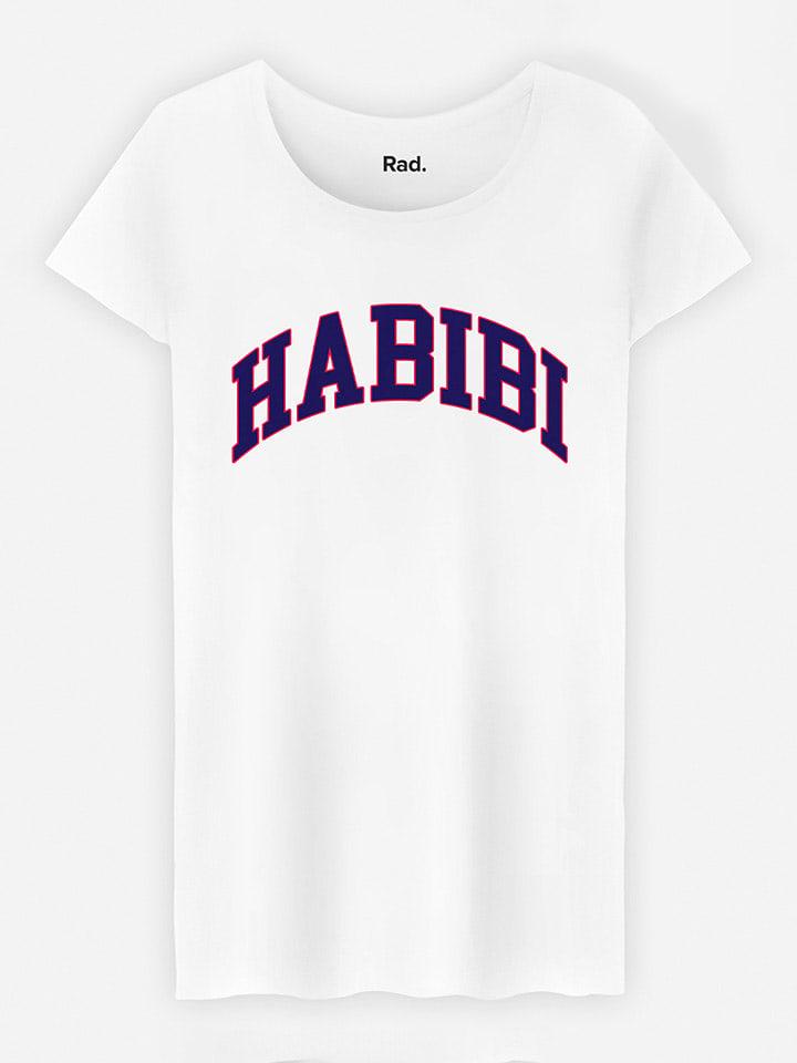 WOOOP Koszulka "Habibi" w kolorze białym rozmiar: XXL