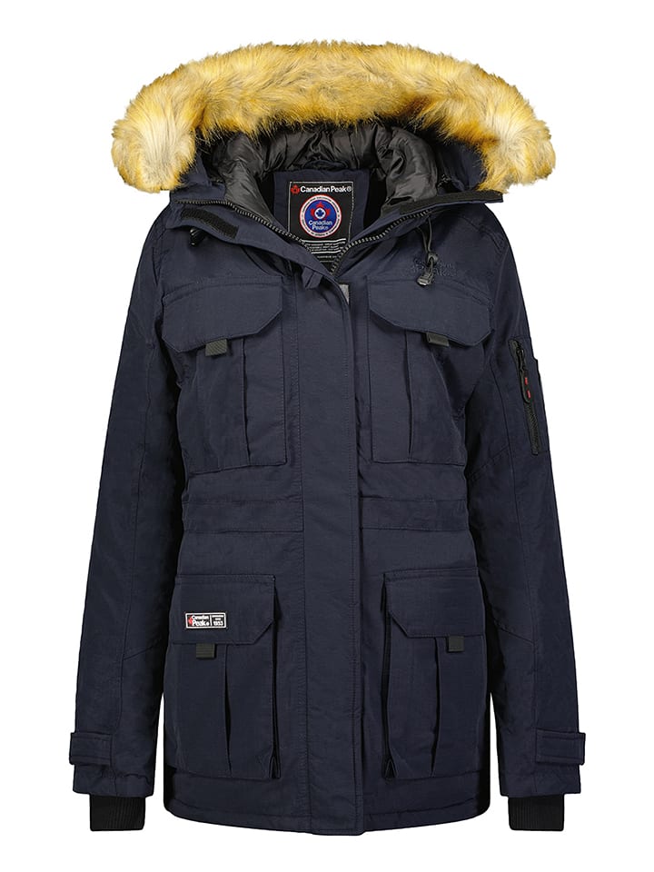 Canadian Peak Parka w kolorze granatowym rozmiar: M