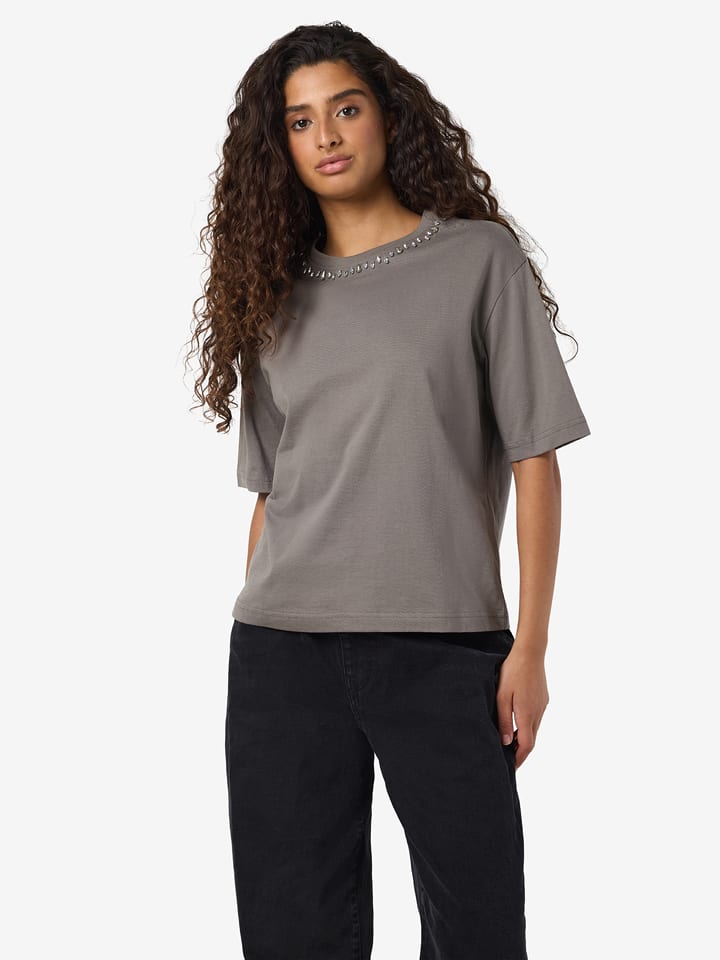 Noisy may Koszulka w kolorze szarym rozmiar: S