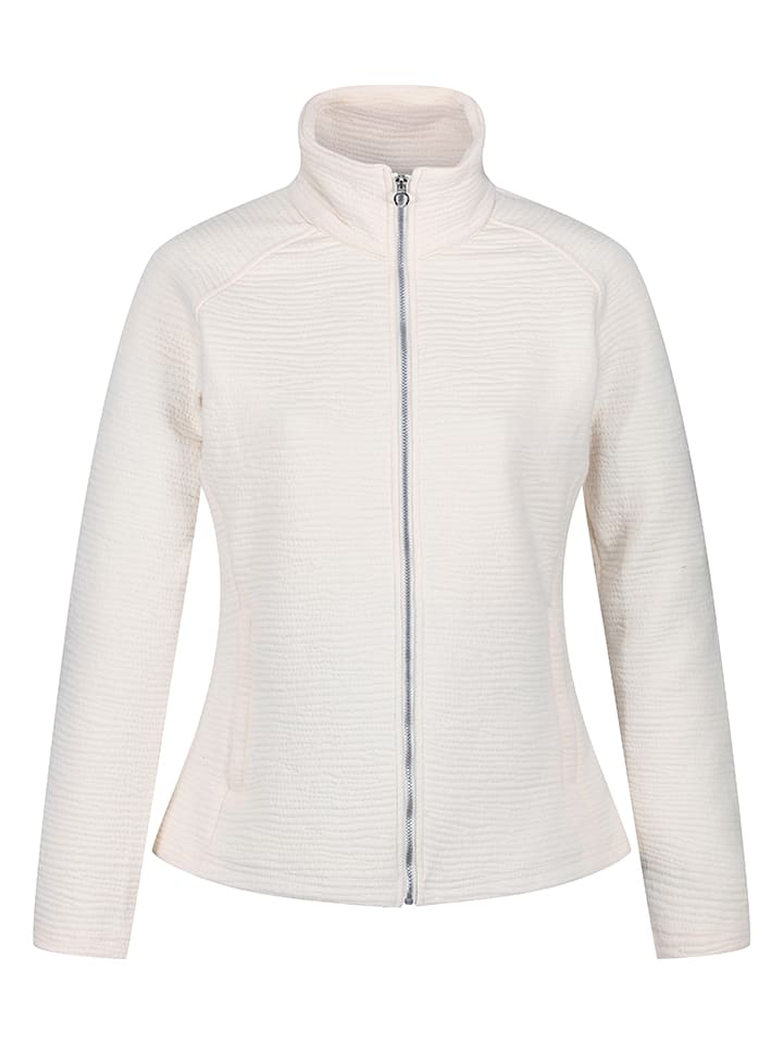 Kurtka polarowa "Sadiya" w kolorze kremowym