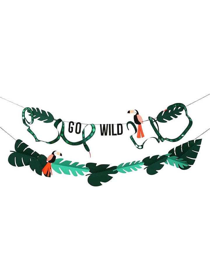 Meri Meri Girlanda "Go wild!" ze wzorem rozmiar: onesize
