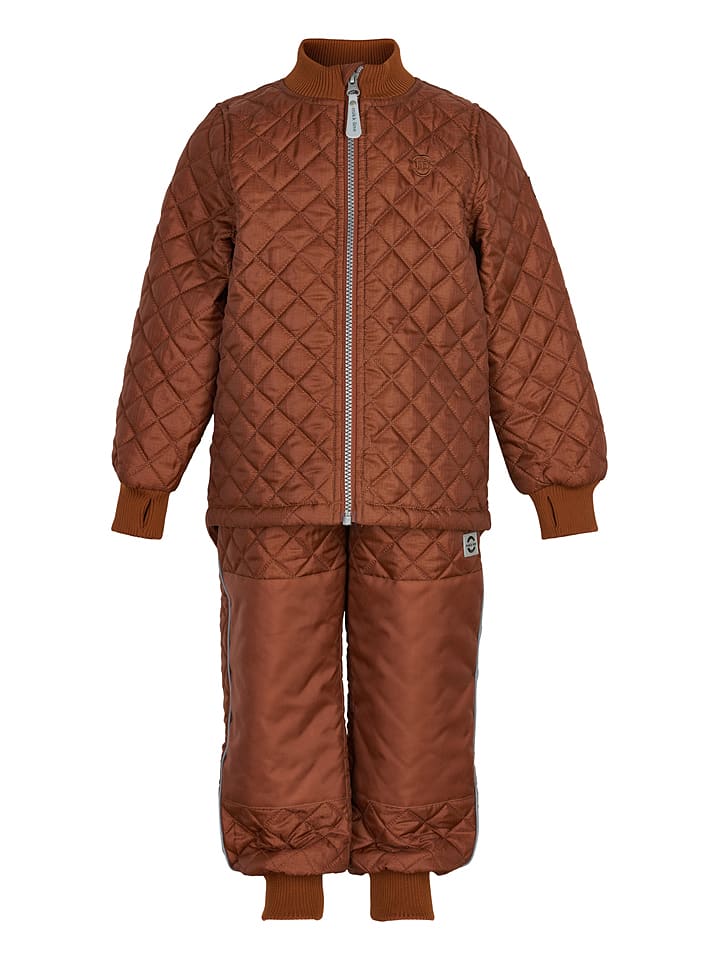 2-częściowy zestaw termiczny w kolorze jasnobrązowym