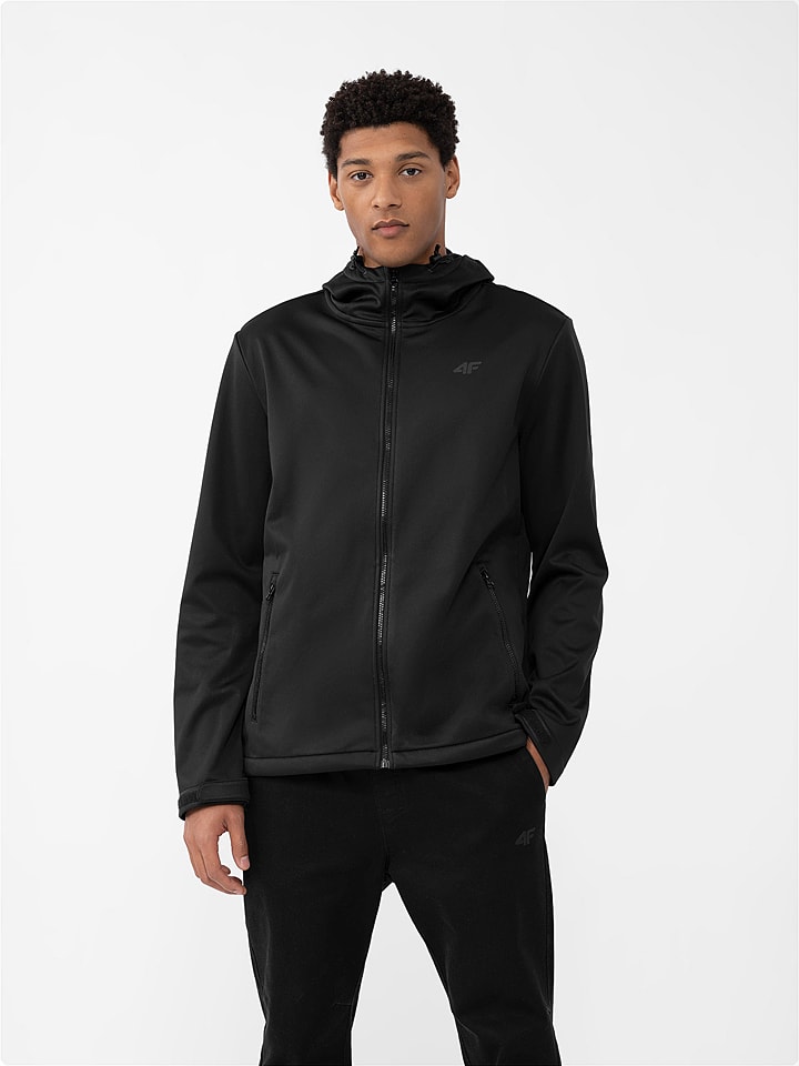 4F Kurtka softshellowa w kolorze czarnym rozmiar: S