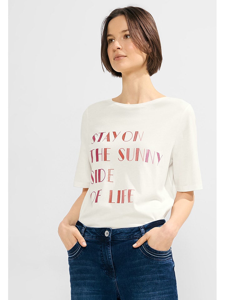 Cecil Koszulka w kolorze kremowym rozmiar: S