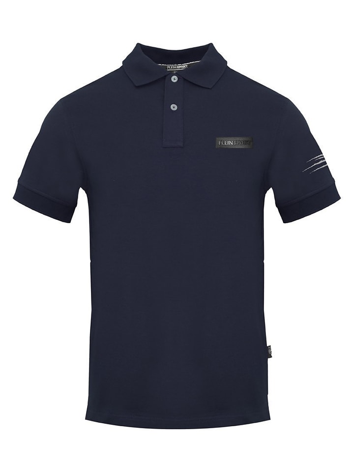 Plein Sport Koszulka polo w kolorze granatowym rozmiar: L