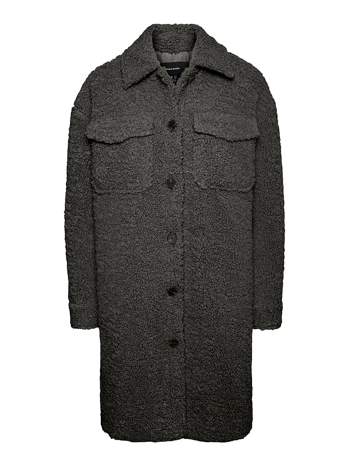 Płaszcz zimowy "Vmkyliefilucca" w kolorze ciemnozielonym