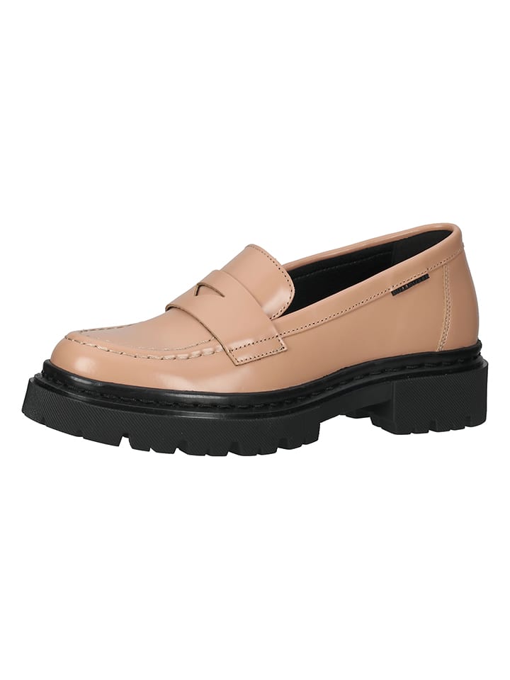 Ara Shoes Skórzane mokasyny w kolorze beżowym rozmiar: 41