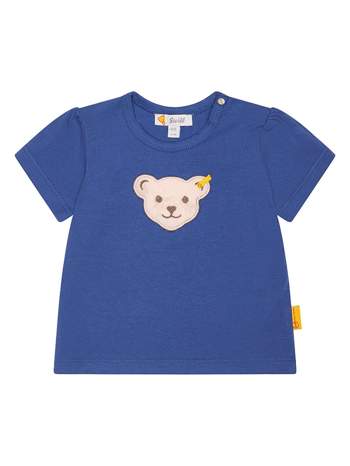 Steiff Koszulka w kolorze niebieskim rozmiar: 74
