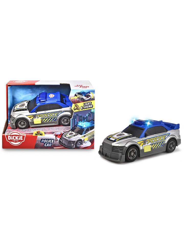 Dickie Toys Pojazd "Police Car" w kolorze szaro-niebieskim - 3+ rozmiar: onesize