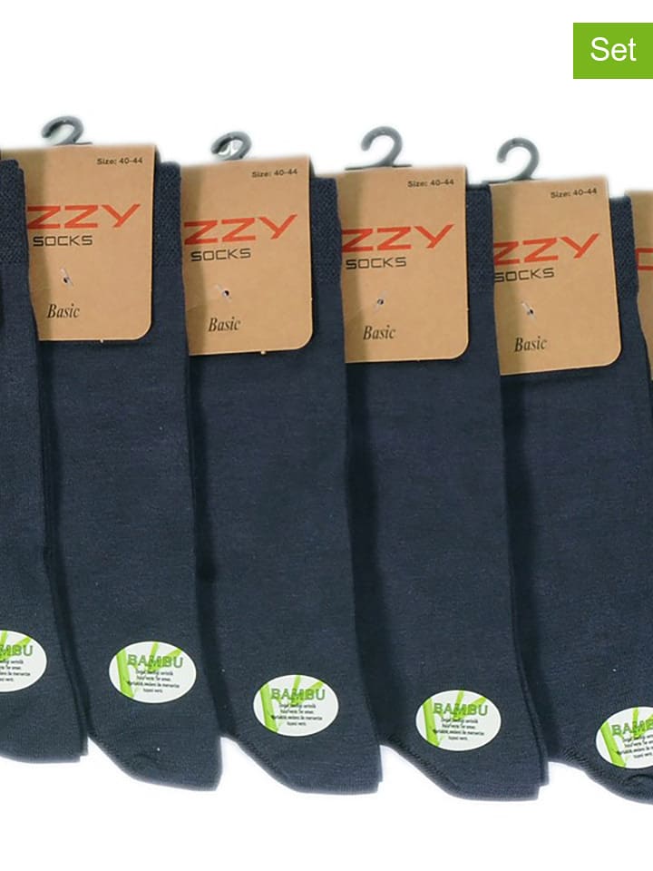 Ozzy & The Sock House Skarpety (6 par) w kolorze granatowym rozmiar: 40-44