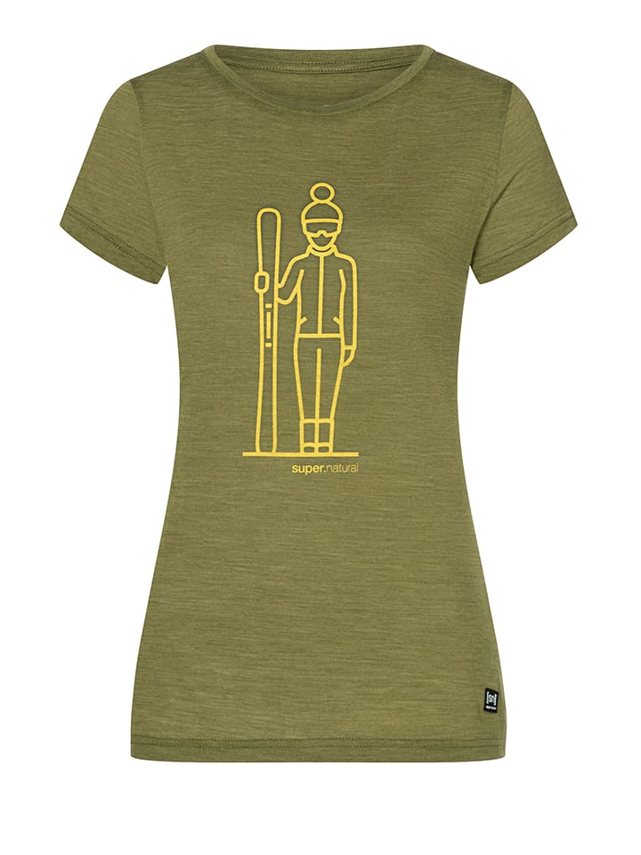 Koszulka "Skieuse" w kolorze zielonym