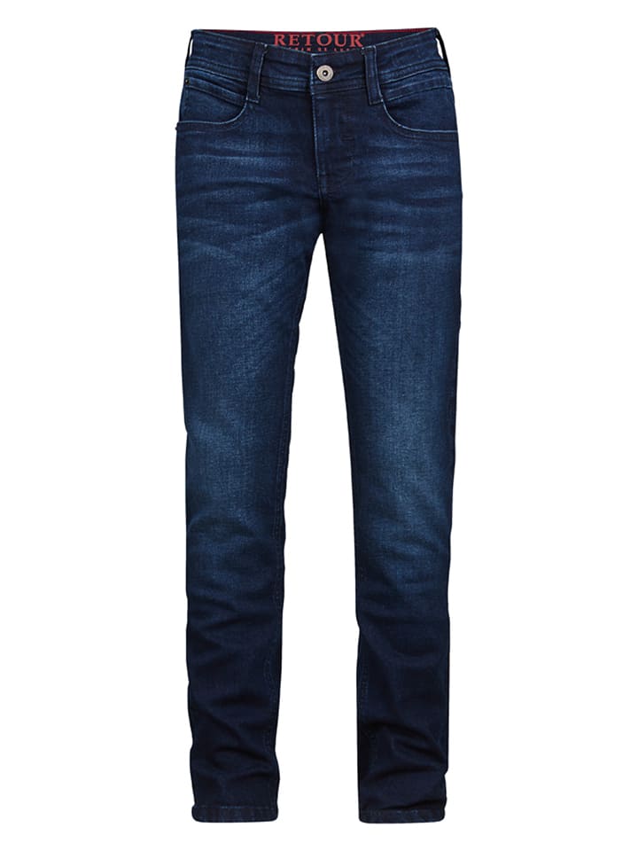 Retour Dżinsy "Wyatt" w kolorze granatowym rozmiar: 122