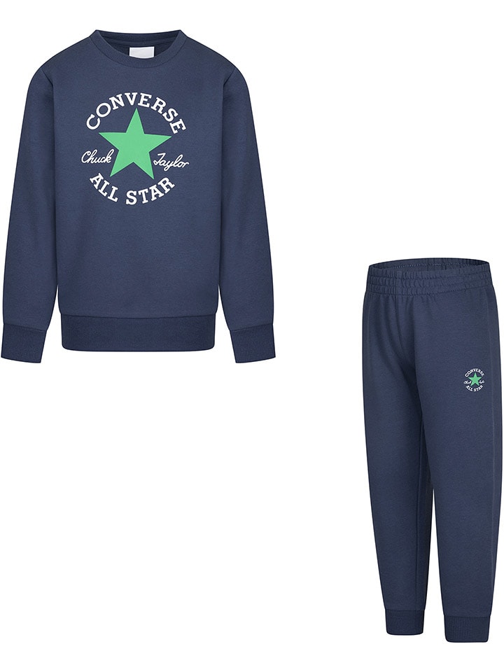 Converse 2-częściowy zestaw w kolorze niebieskim rozmiar: 140-152