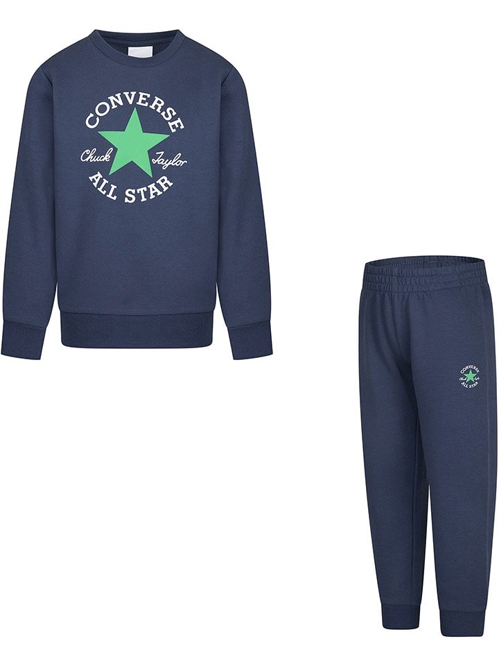 Converse 2-częściowy zestaw w kolorze niebieskim rozmiar: 140-152