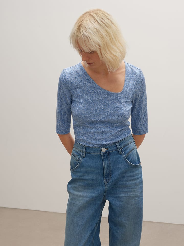 OPUS Koszulka "Sifasym" w kolorze niebieskim rozmiar: 42