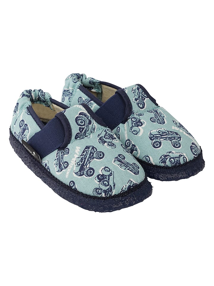 Nanga shoes Kapcie w kolorze turkusowym rozmiar: 26