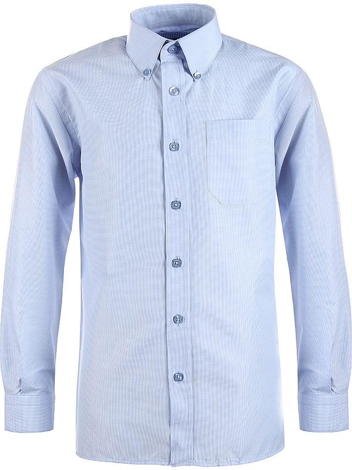 Koszula - Regular fit - w kolorze błękitnym