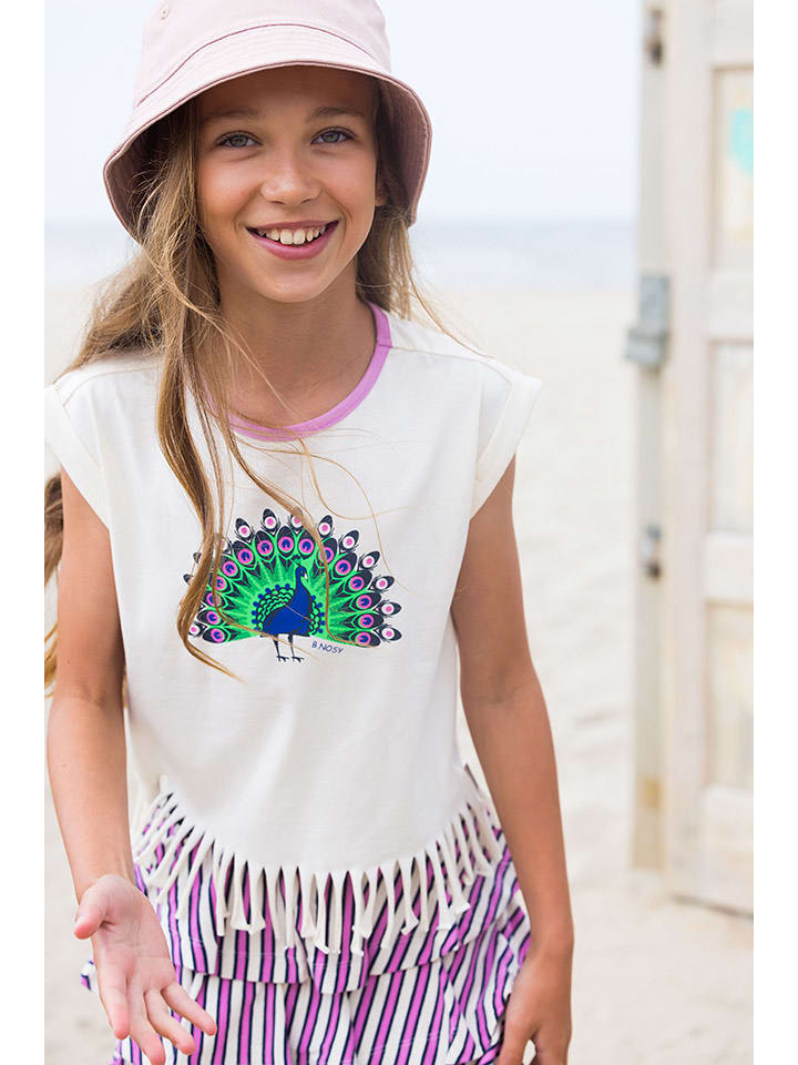 B.Nosy Koszulka w kolorze kremowym rozmiar: 116