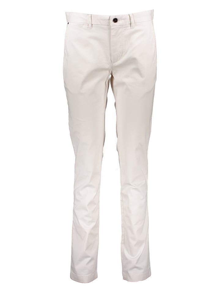 Tommy Hilfiger Spodnie chino w kolorze kremowym rozmiar: W31/L32
