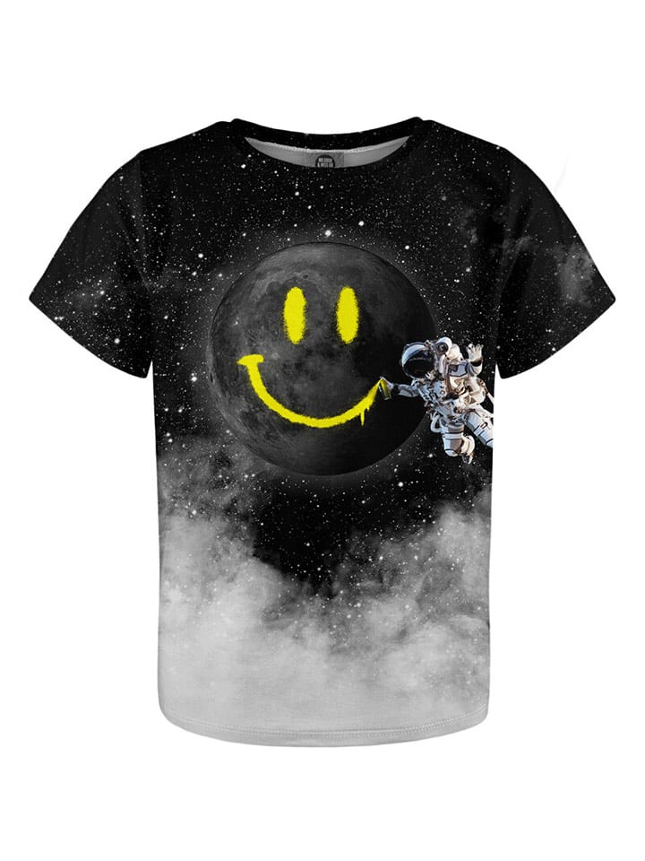 Koszulka w kolorze czarno-białym ze wzorem