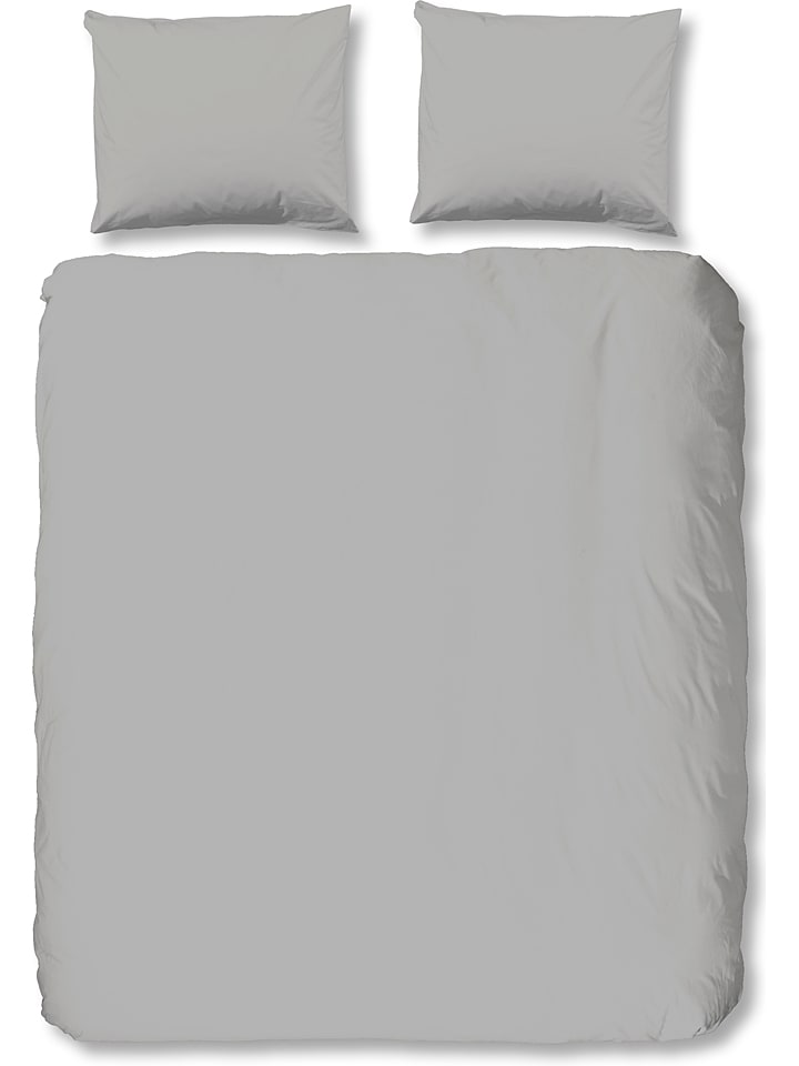 Good Morning Komplet pościeli "Jeans Stitching" w kolorze szarym rozmiar: 135x200 cm