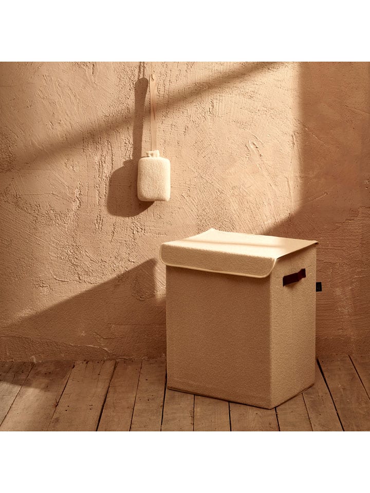 BELLA MAISON Kosz "Karla" w kolorze kremowym na pranie - 40 x 50 x 30 cm rozmiar: onesize