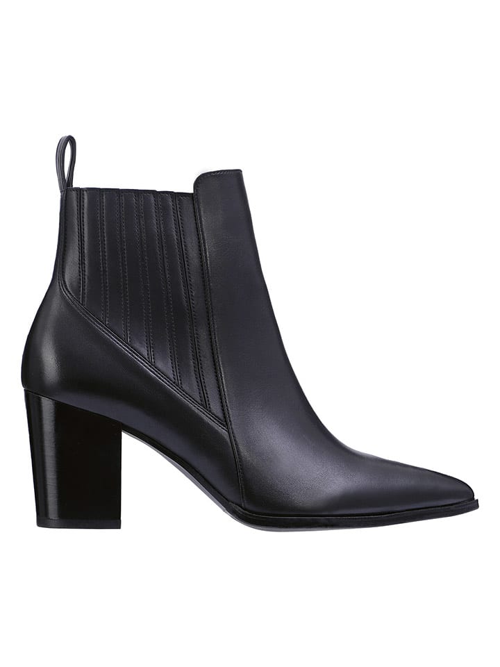 Högl Skórzane botki w kolorze czarnym rozmiar: 41