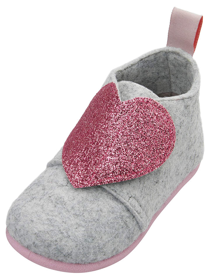 Playshoes Kapcie w kolorze szarym rozmiar: 26