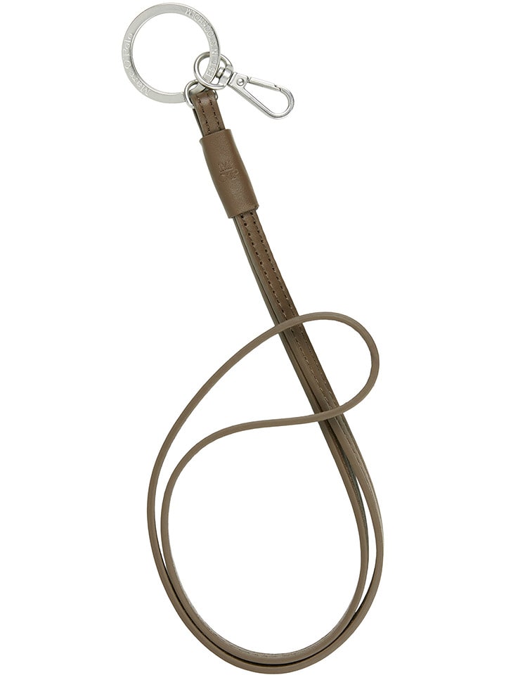 Marc O´Polo Skórzany brelok w kolorze brązowym do kluczy rozmiar: onesize