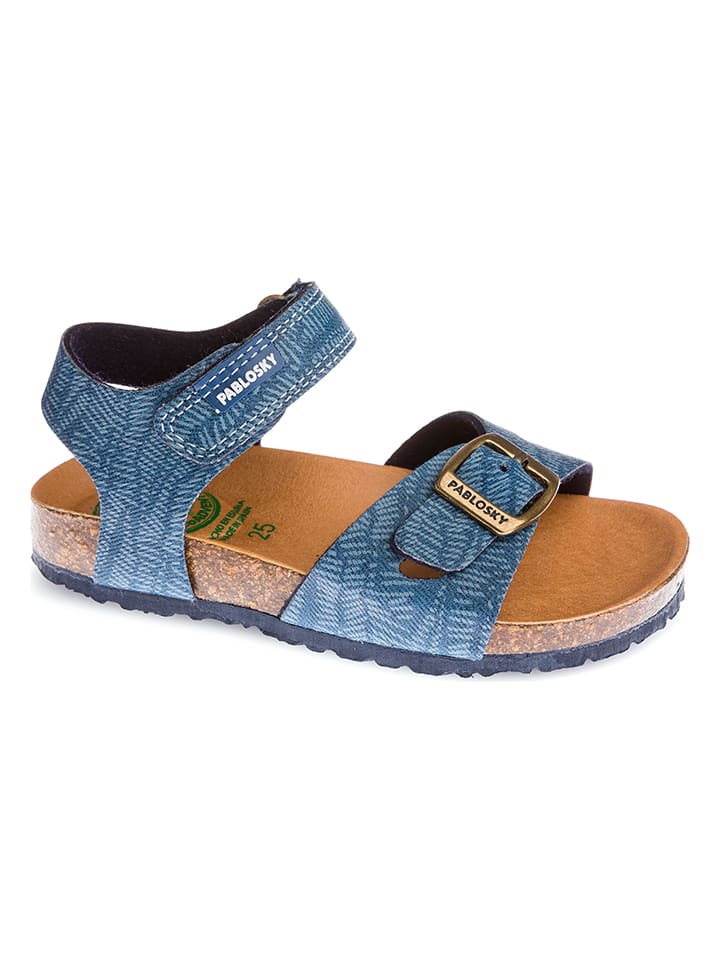 Sandały w kolorze niebieskim