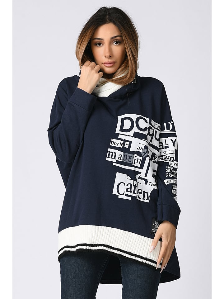 Bluza "Lou" w kolorze granatowym