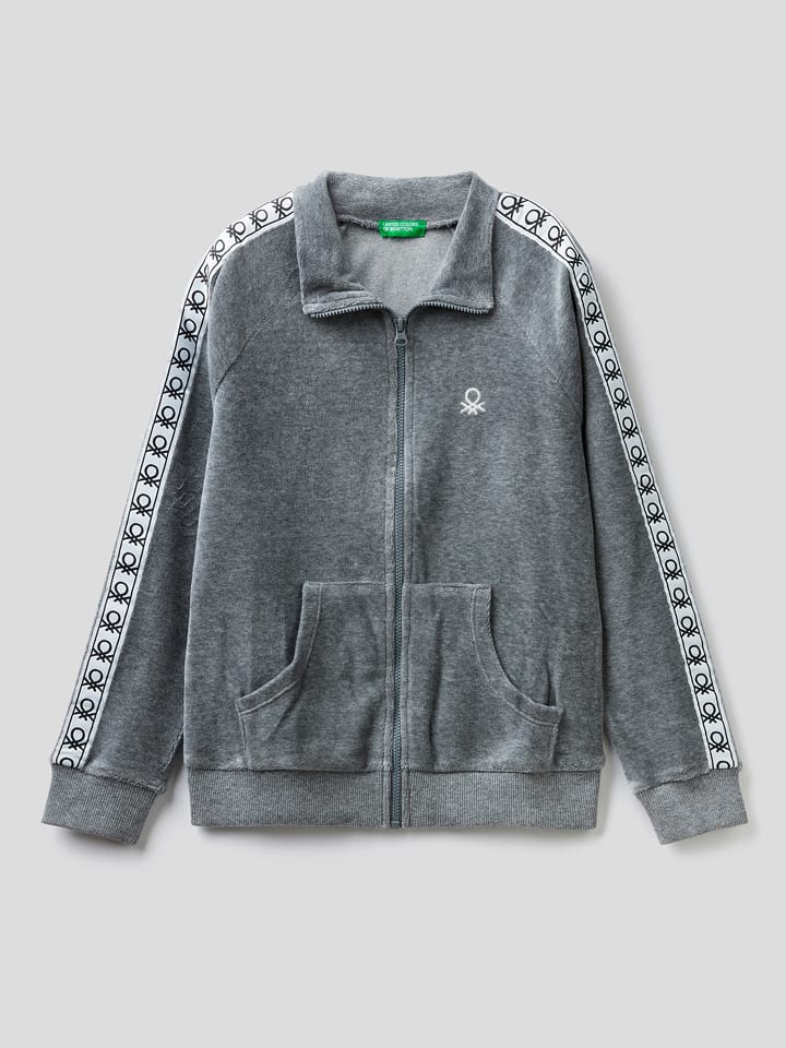 Benetton Bluza w kolorze szarym rozmiar: 122