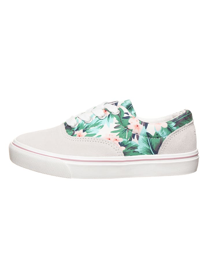 Sneakersy w kolorze szaro-zielonym