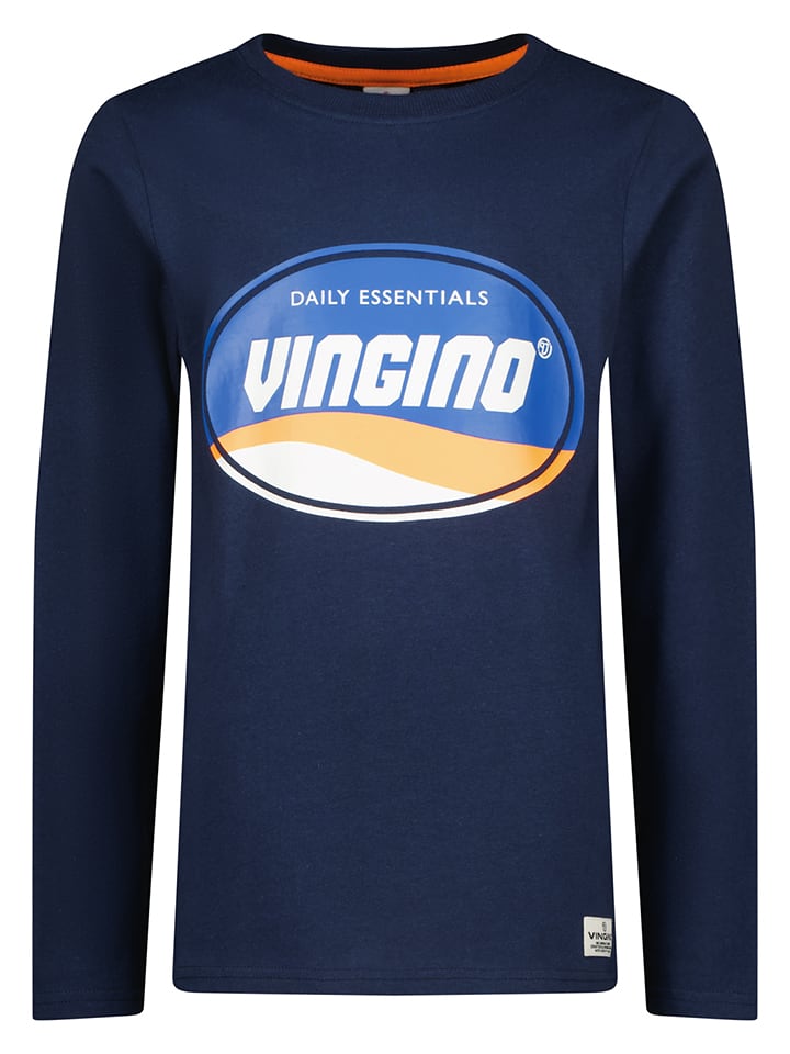 Vingino Koszulka "Vior" w kolorze granatowym rozmiar: 164